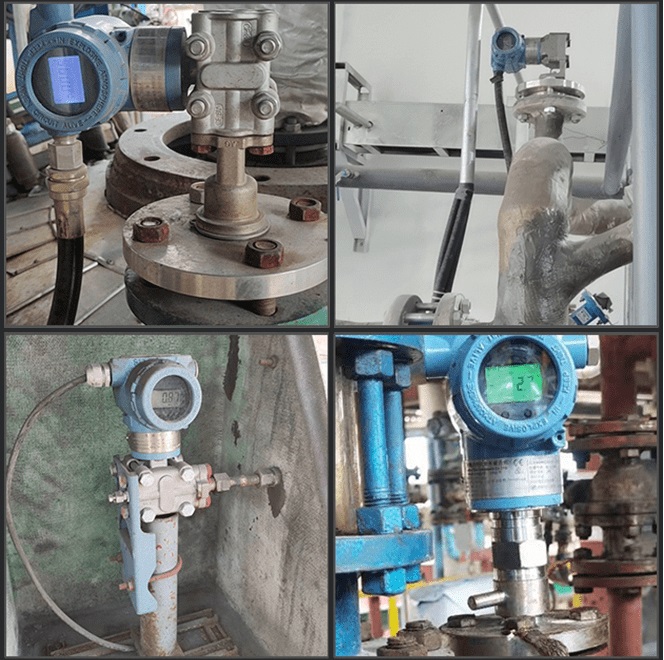 扩散硅压力变送器现场安装使用图