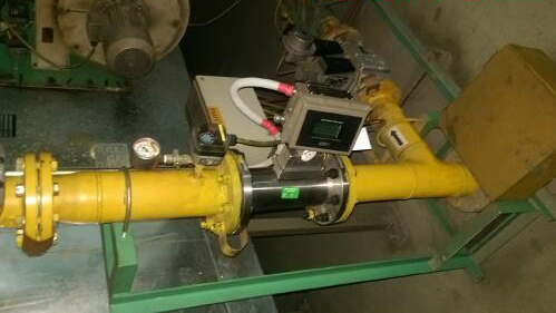 氢气涡轮流量计现场安装使用图